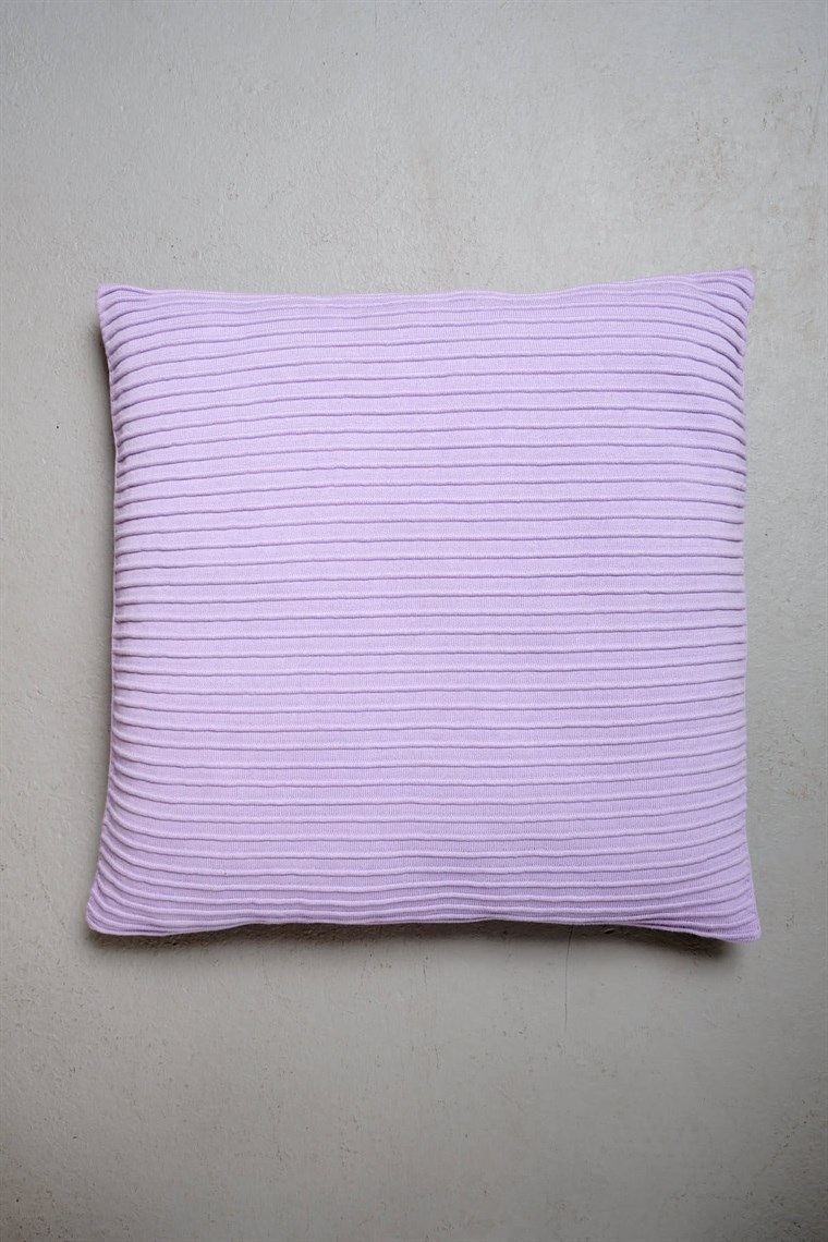 Peraluna Free Pillow %100 Organik Pamuk Triko Yastık Lila